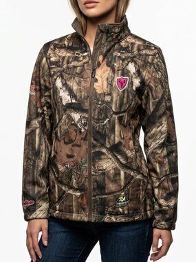 ScentBlocker Camo Jacket Gorpcore Real Tree Full Zip Sola Trinity Tech Medium